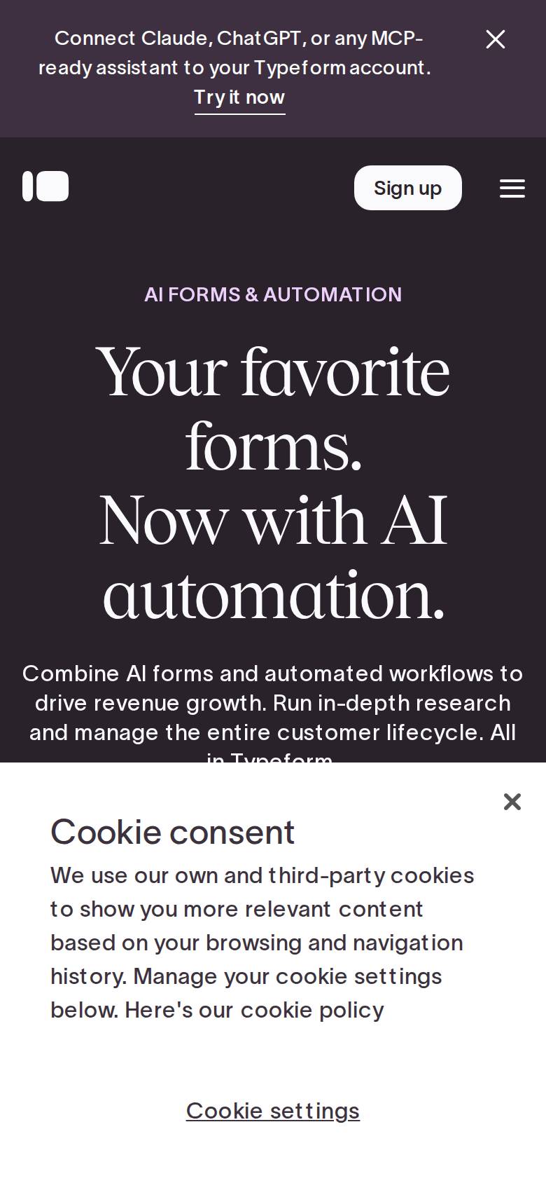 typeform.com no celular