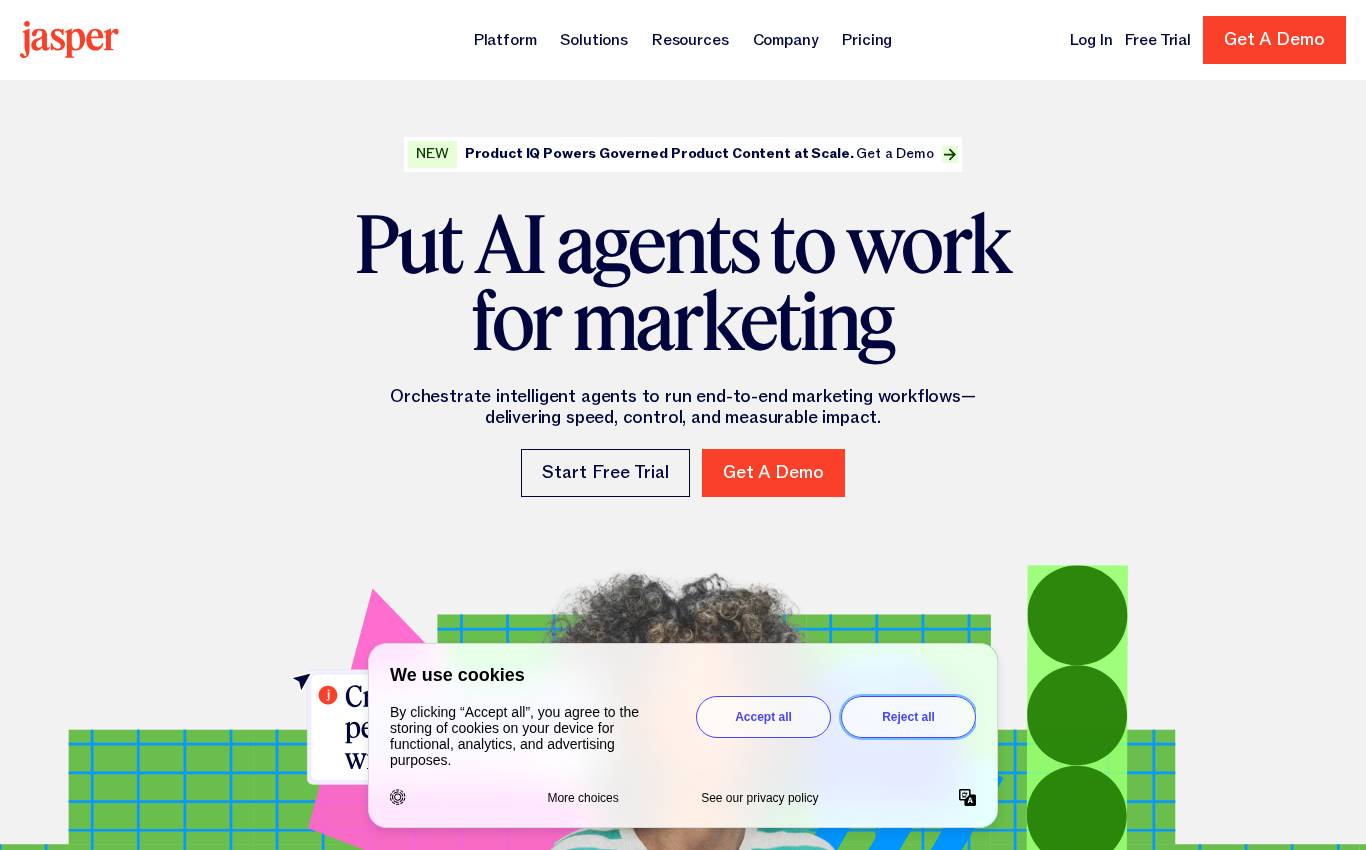 jasper.ai no computador, como a auditoria viu