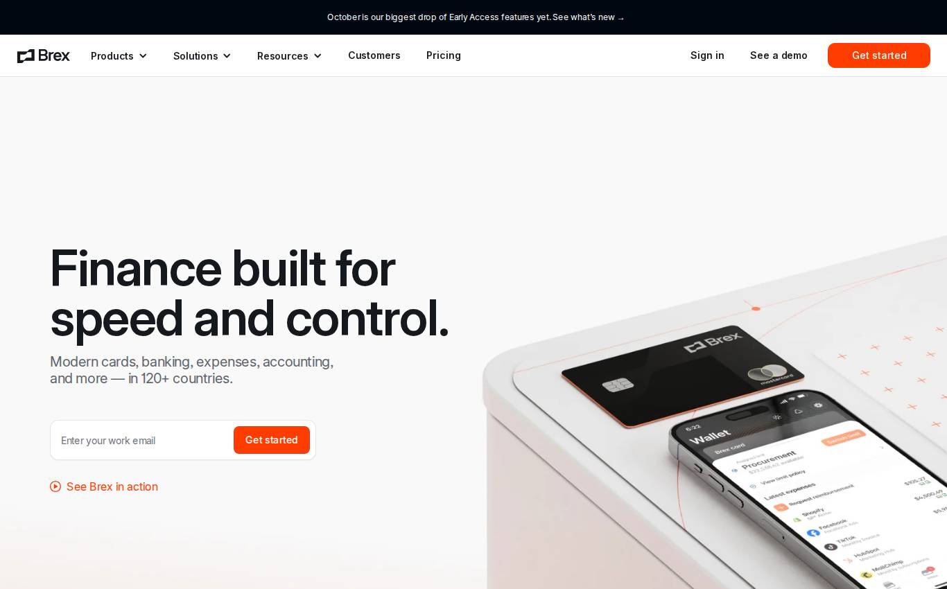 brex.com en computadora, como lo vio la auditoría