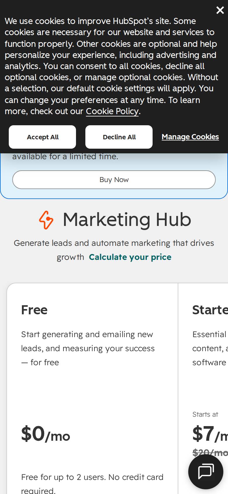 hubspot.com no celular