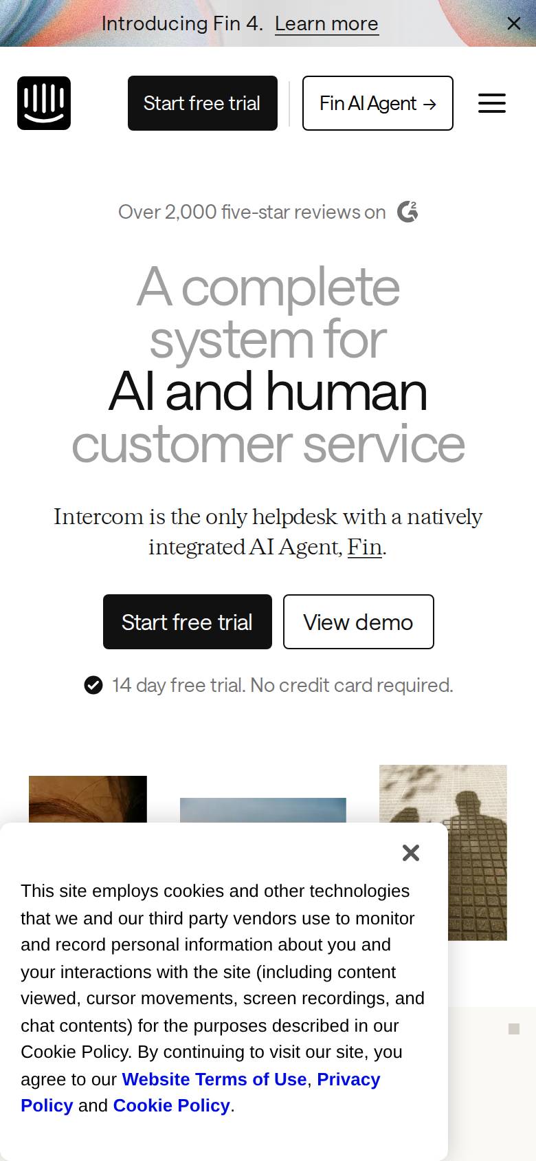 intercom.com no celular