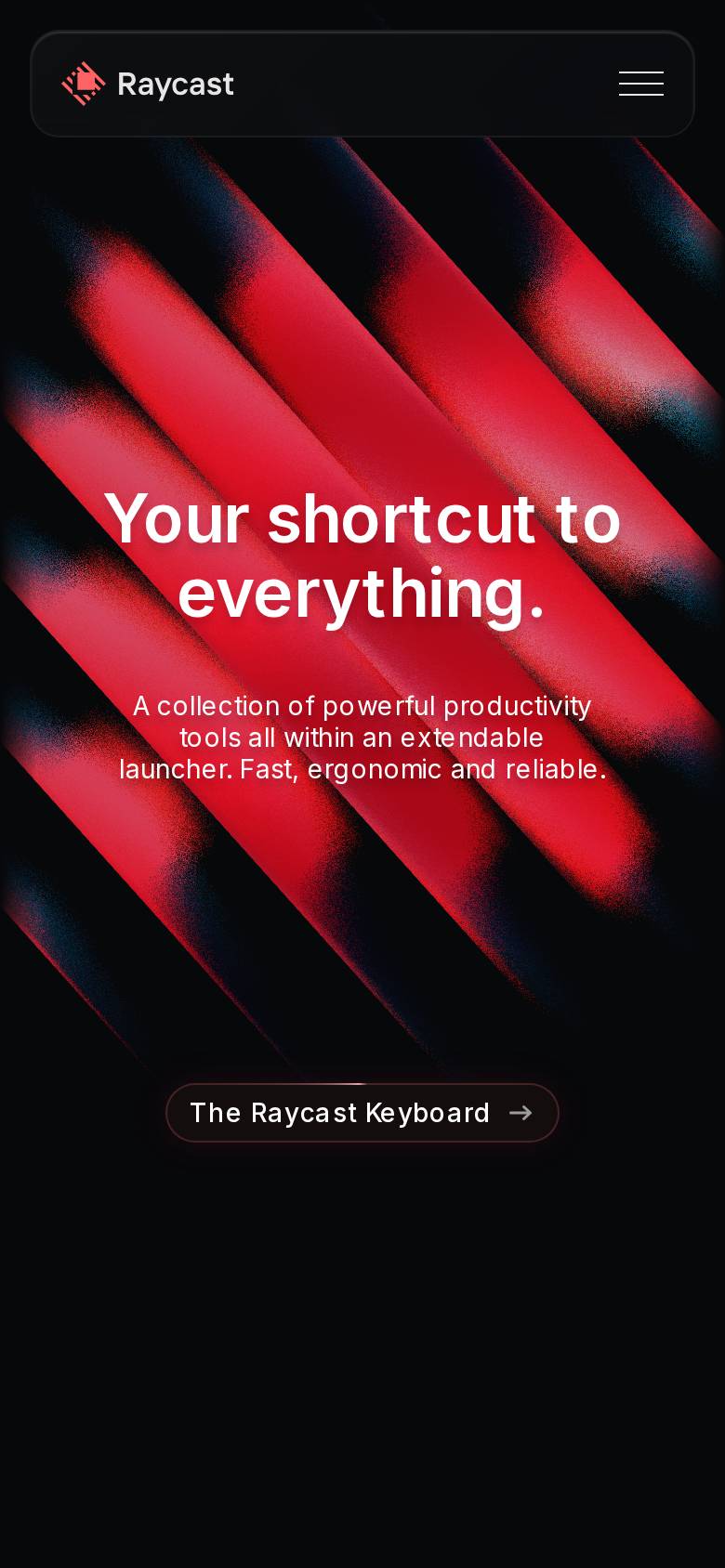 raycast.com no celular