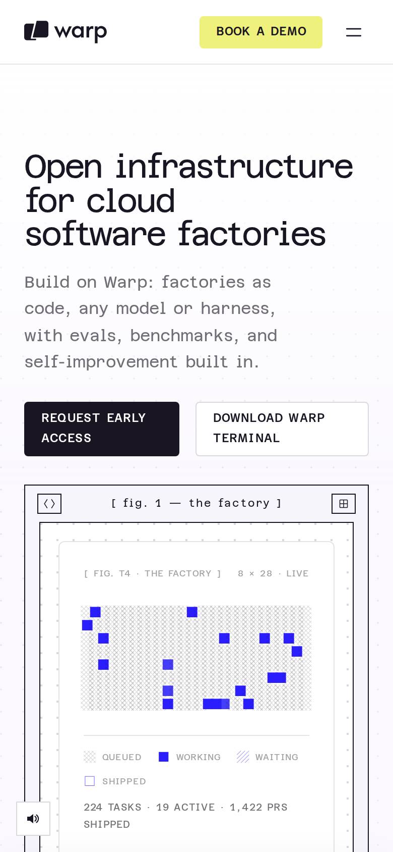 warp.dev en el teléfono