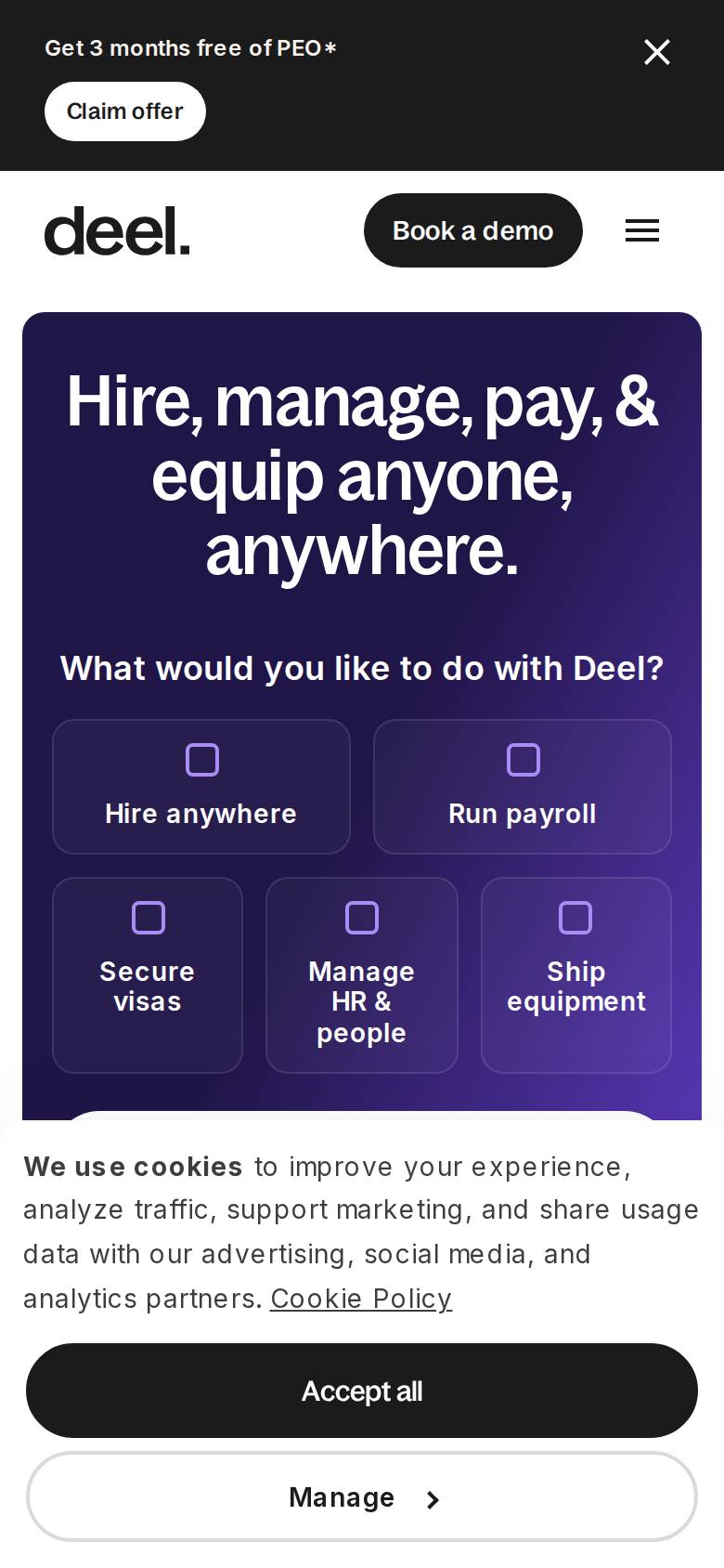 deel.com no celular