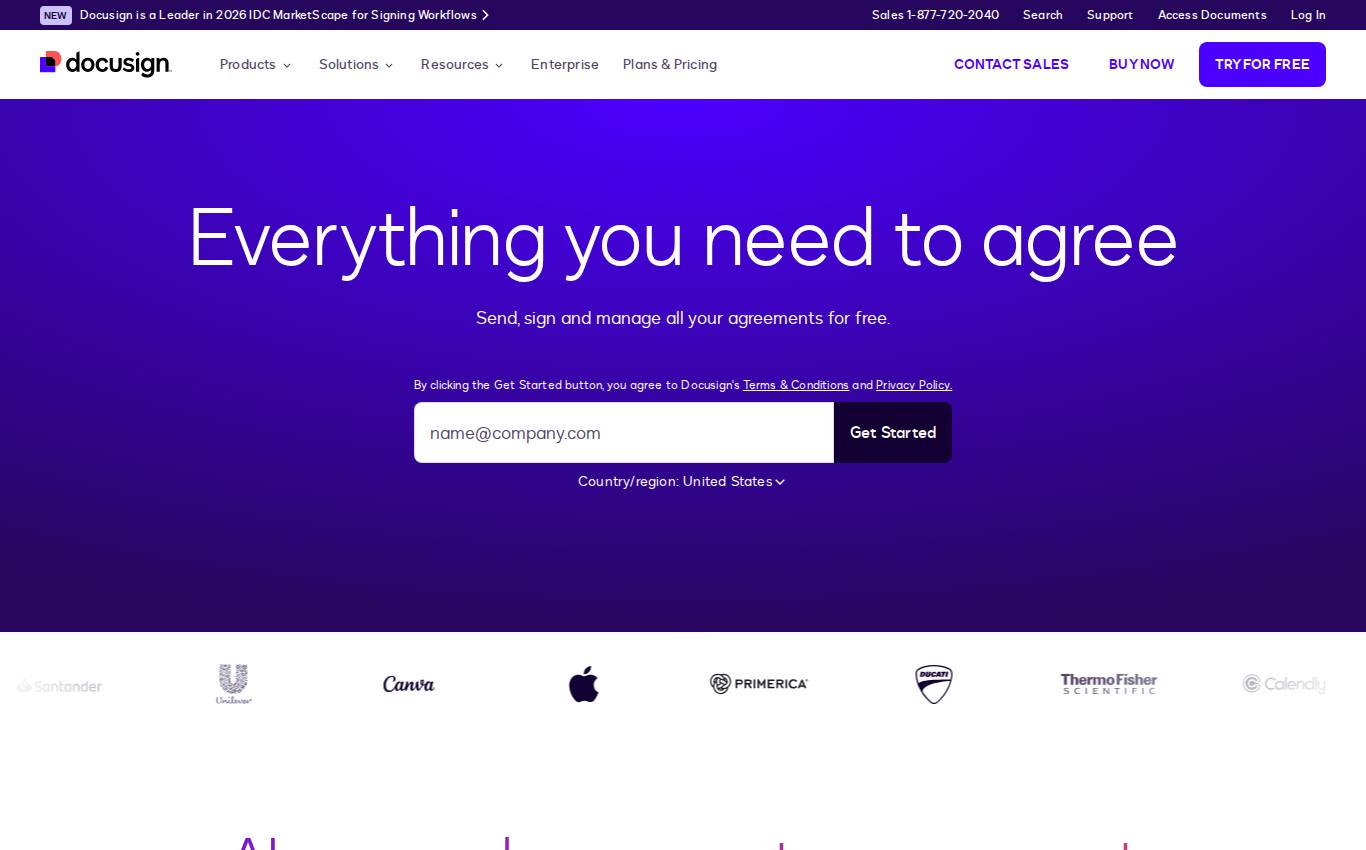 docusign.com no computador, como a auditoria viu