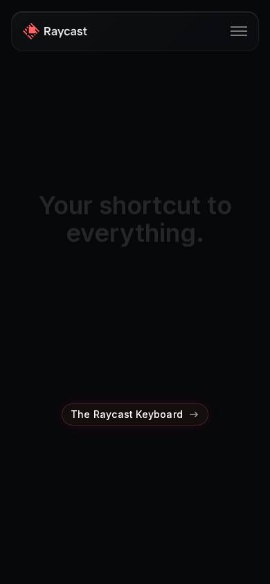 raycast.com en un celular