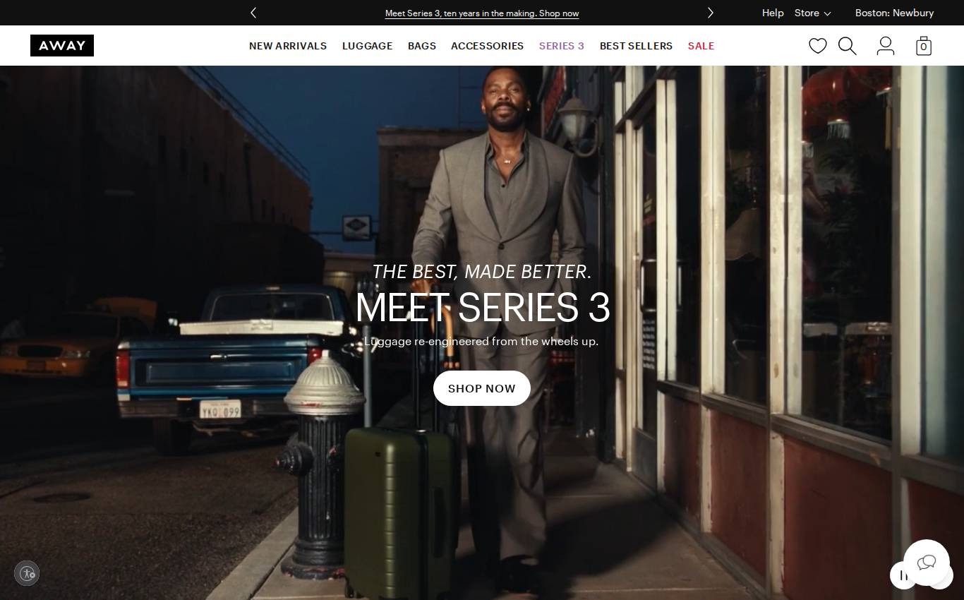 awaytravel.com no computador, como a auditoria viu