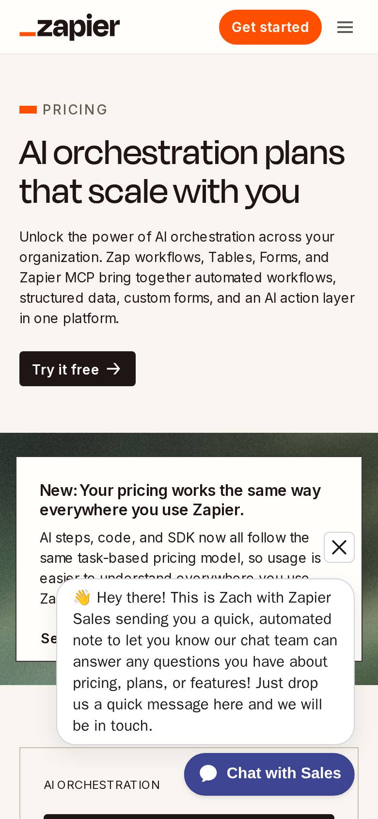 zapier.com no celular