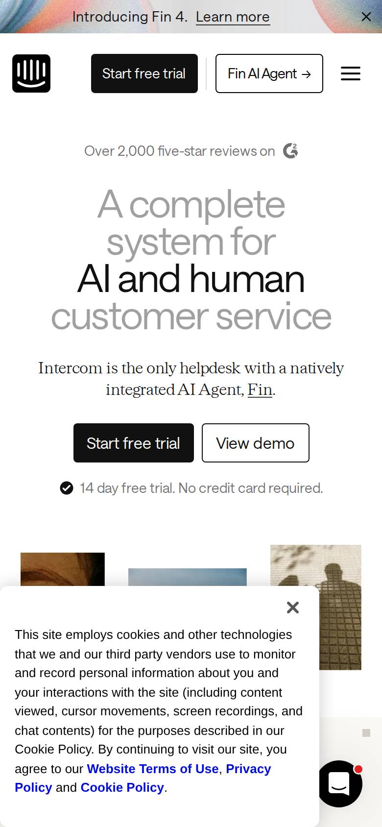 intercom.com en el celular