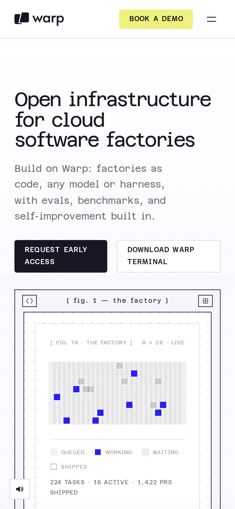 warp.dev no celular