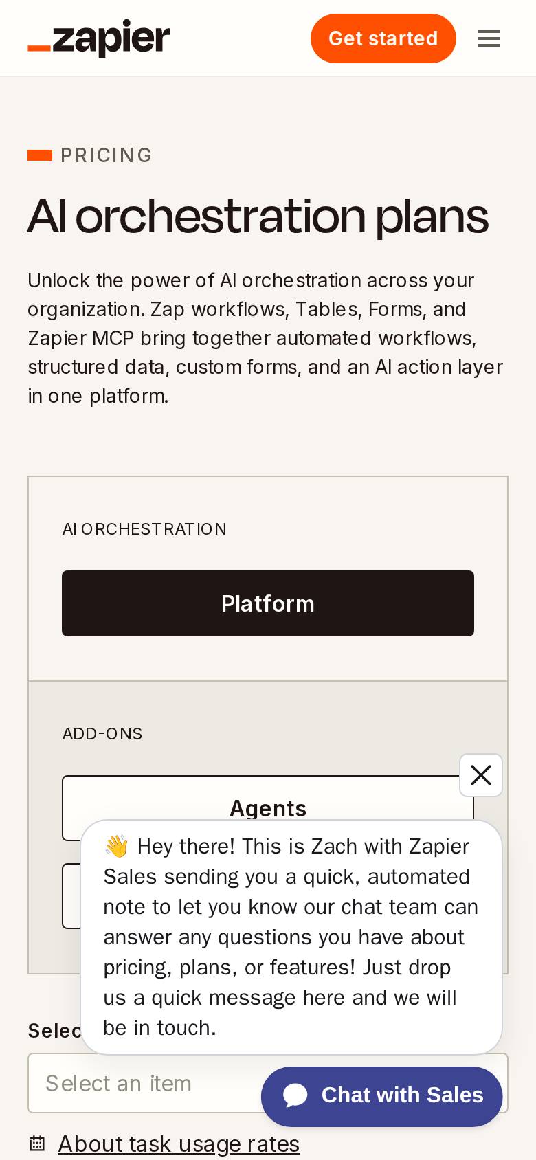 zapier.com en un celular