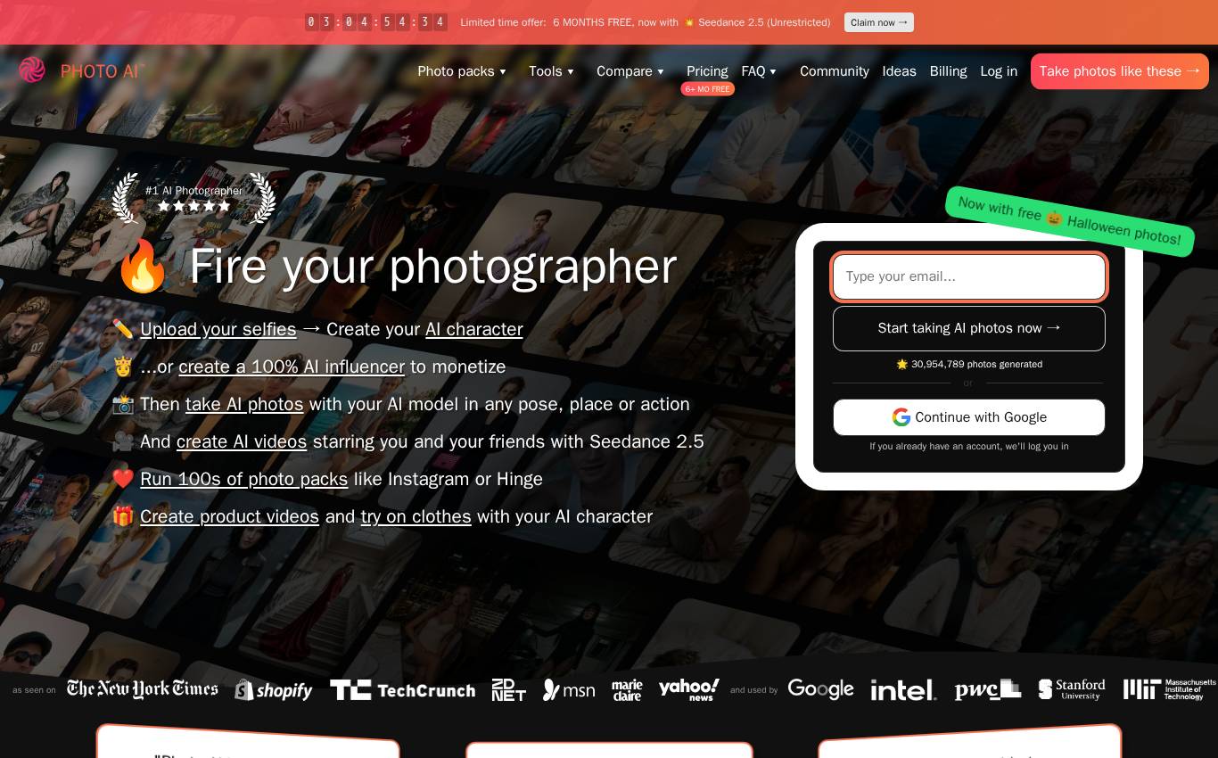 photoai.com no computador, como a auditoria viu